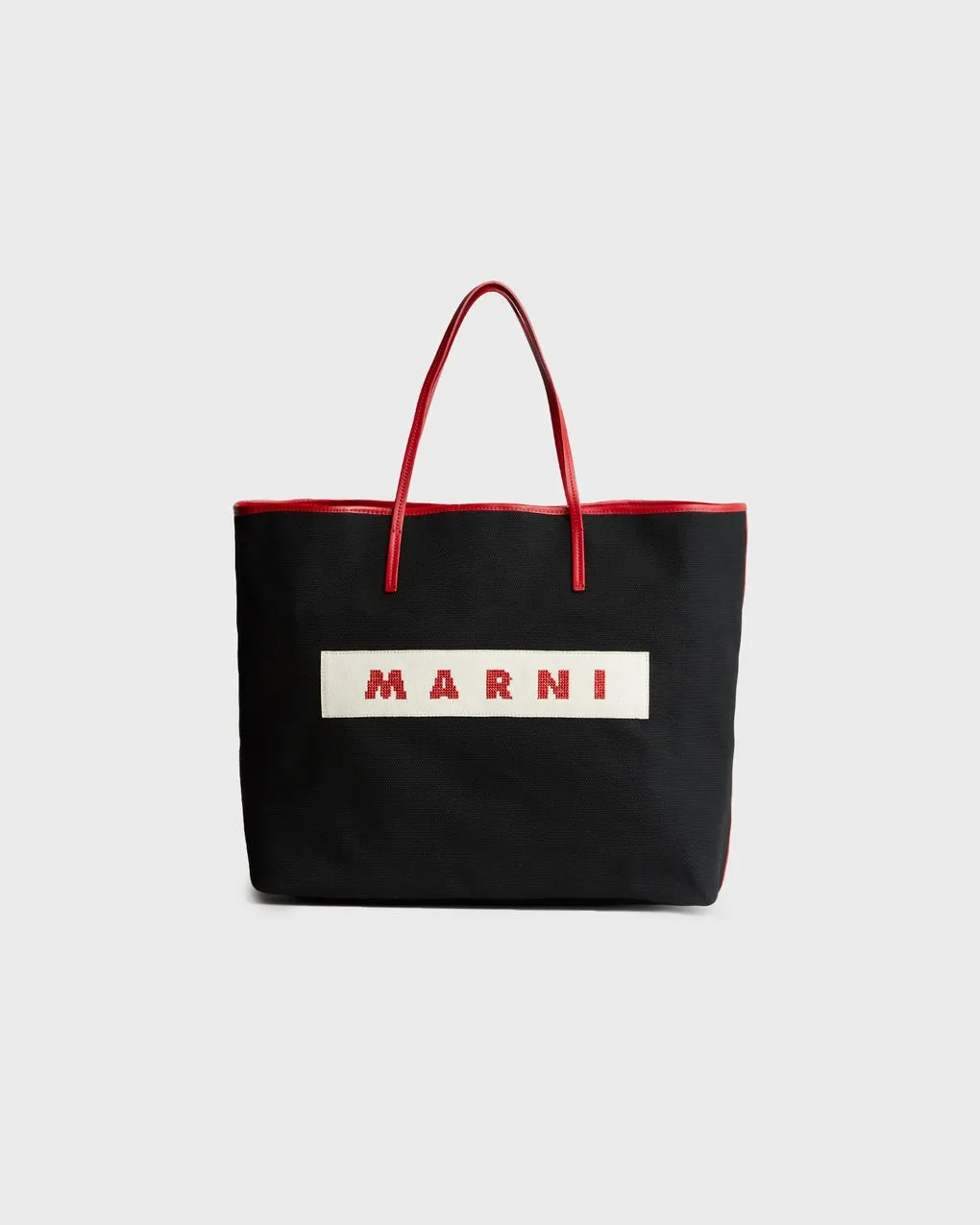 Marni   Bag Logo Tote Svart/vinröd ONESIZE 